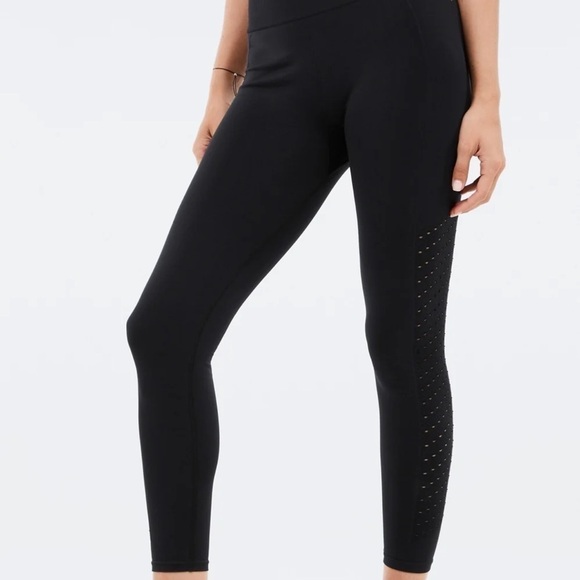 Fabletics Sync High-Waisted Perforated 7/8 Leggings size small - Picture 2 of 13